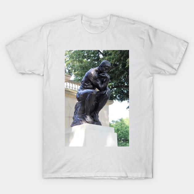 The Thinker - Philadelphia, PA T-Shirt by searchlight